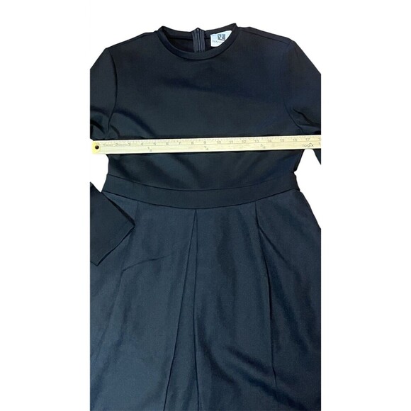 New Vicky & Lucas Black Long Sleeve Dress with Pleats and Pockets. Medium. NWT - Picture 8 of 13